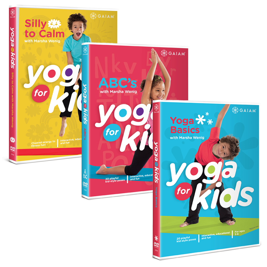 YogaKids DVDs 3-pack