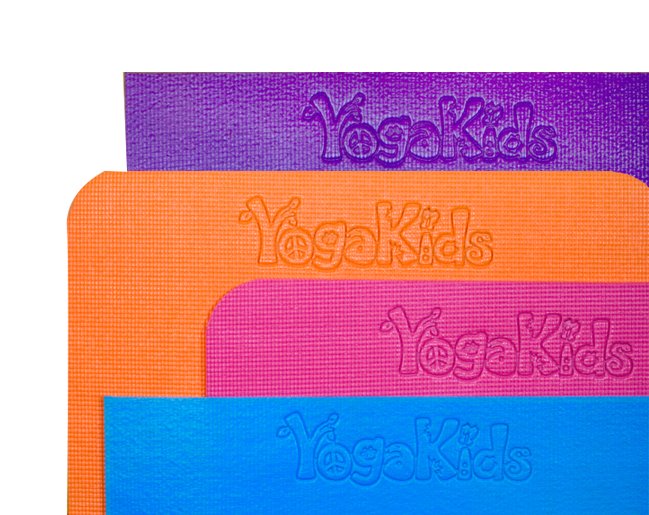 YogaKids Happy Mat Embossed Logo