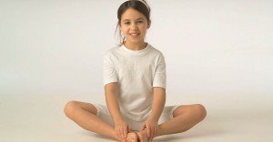 Girl in Lotus Pose