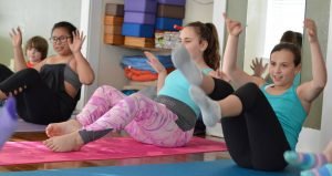 Children in a YogaKids Class