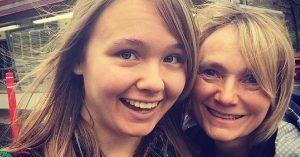 Certified YogaKids Teacher Karen Martin with her Daughter