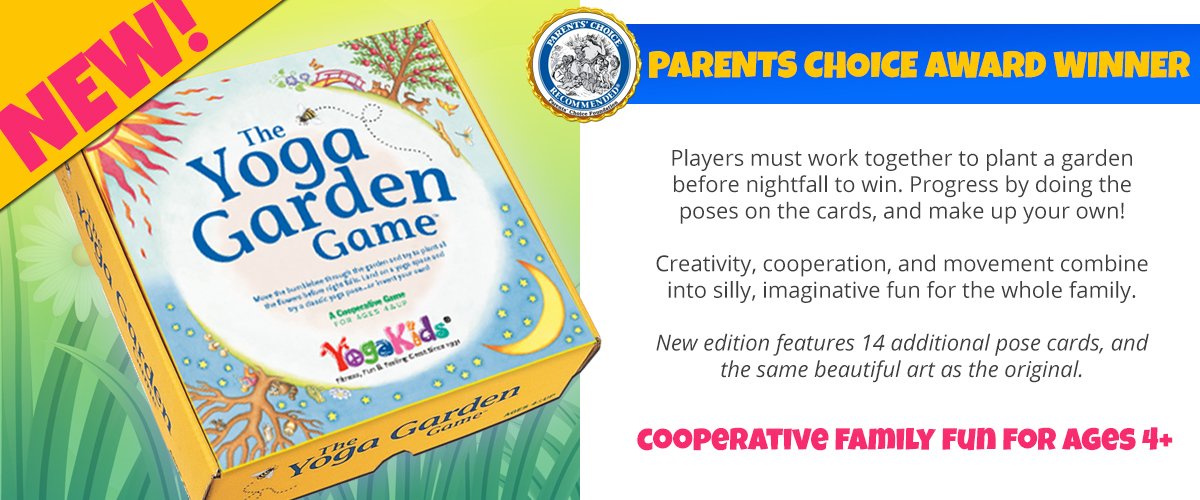 Yoga Garden Game - Parent Choice Award Winner, The Yoga Garden Game! Cooperative Family Fun for Ages 4+