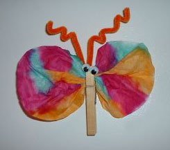 chakra butterfly craft