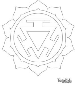 Solar Plexus Coloring Page